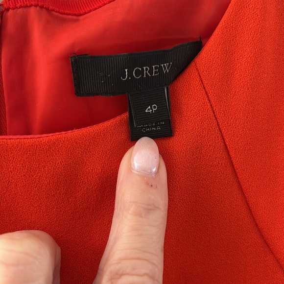 J Crew petite coral dress. Kick pleat detail at hem.
Super cute on. - Picture 2 of 3